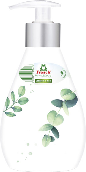 Frosch Savon pour mains Sensitive, distributeur 300ml, blanc