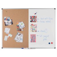 Bi-Office Tableau mixte, tableau blanc / liège,...