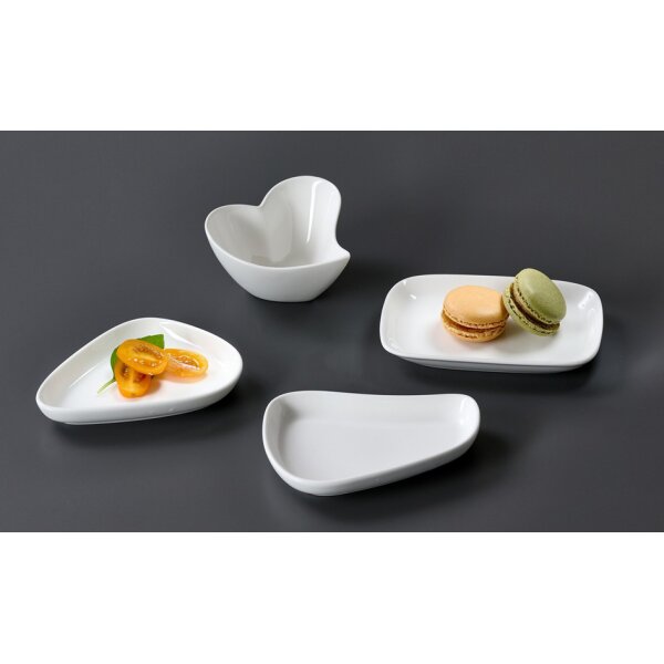 Ritzenhoff & Breker Bol à sauce GUSTO rectangulaire, blanc