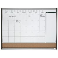 nobo Kombitafel mit Kalenderraster, (B)585 x (H)430 mm