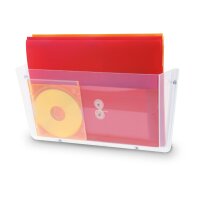 DEFLECTO Wandprospekthalter DocuPocket 63201 A4, quer,...