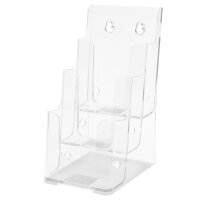 deflecto Porte-brochures, A4 portrait, 4 compartiments