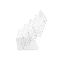 DEFLECTO Porte-brochures Docuholder A5 77901 haut, 4 compartiments