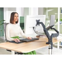 LEITZ Bras pour écran Ergo avec support ordinateur...