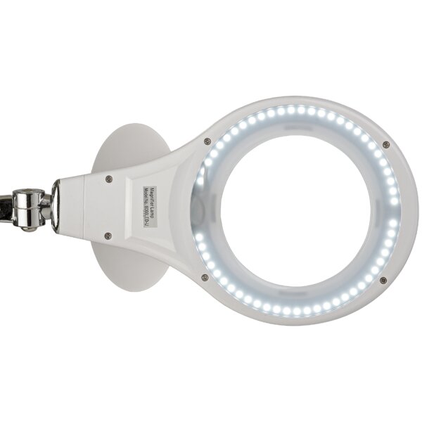 MAUL LED-Lupenleuchte MAULmakro, Klemmfuss, schwarz