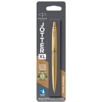 PARKER Stylo à bille JOTTER XL Monochrome, or jaune