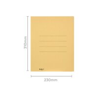 BIELLA Chemise A4 25040020U jaune 240g/m2 100 pcs.