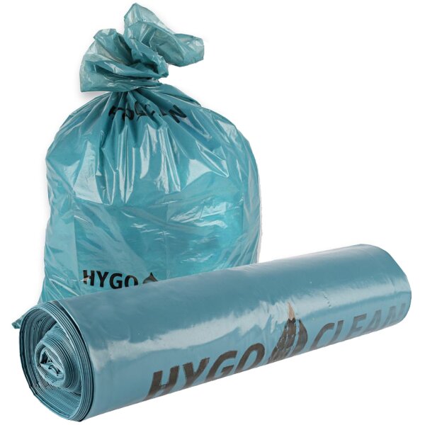 HYGOCLEAN Sac poubelle LDPE Light, 240 L, 40 microns, noir