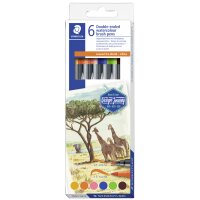 STAEDTLER Doppel-Fasermaler "Europa", 6er Kartonetui