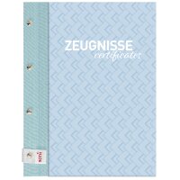 ROTH Zeugnismappe Pattern mit Buchschrauben "Dusty Mint"