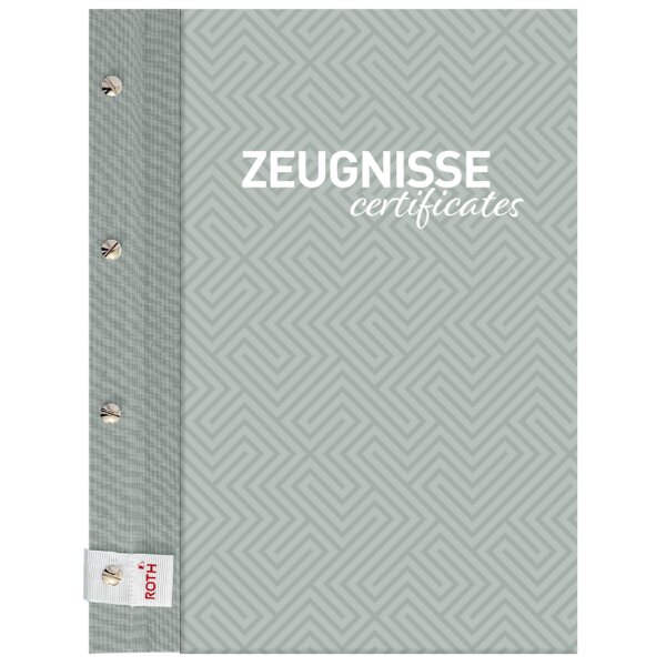 ROTH Zeugnismappe Pattern mit Buchschrauben "Swimming Pool"