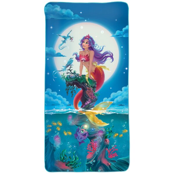 ROTH Serviette de bain pour enfants Sirène magique