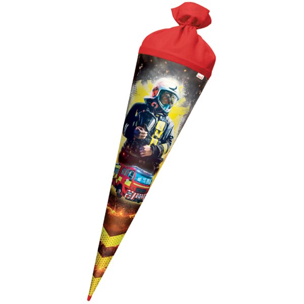ROTH Schultüte "Feuerwehrmann", rund, 700 mm