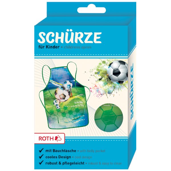 ROTH Tablier de peinture Monstertruck Fire, poche frontale
