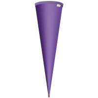 ROTH Schultüten-Rohling ohne Verschluss, rund, 700 mm, weiss