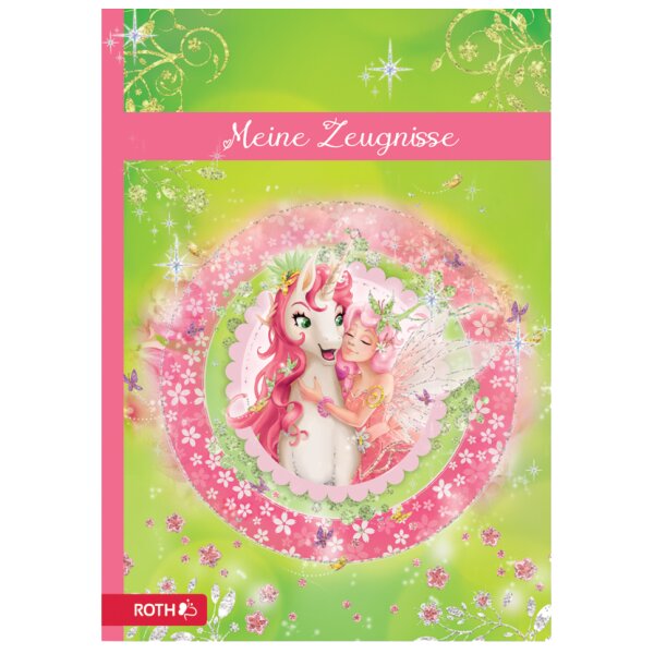 ROTH Zeugnismappe "Einhornglück", mit Design und Effekt