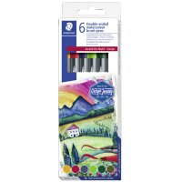 STAEDTLER Doppel-Fasermaler "Südamerika", 6er Kartonetui
