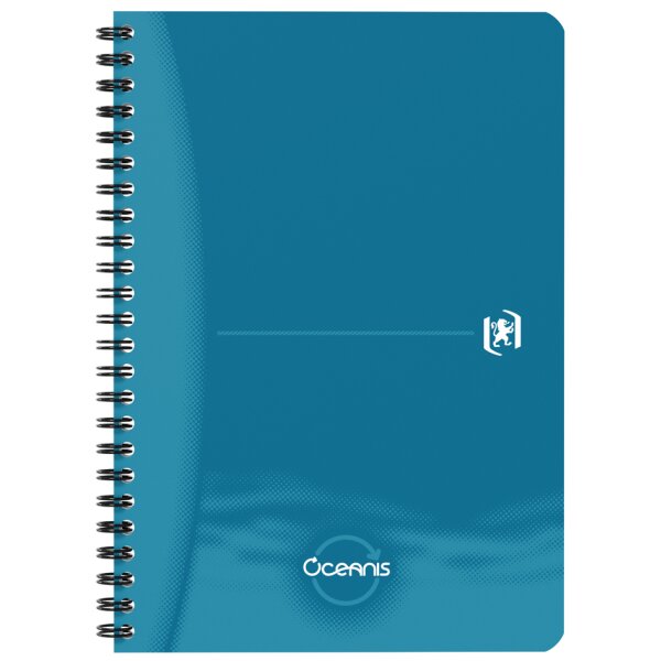 Oxford Office Cahier à spirale Oceanis, A5, PP, noir