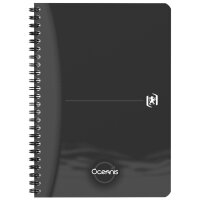 Oxford Office Cahier à spirale Oceanis, A5, PP, noir