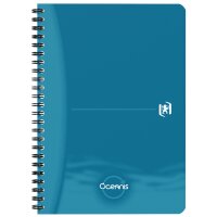 Oxford Office Cahier à spirale Oceanis, A5, PP, noir