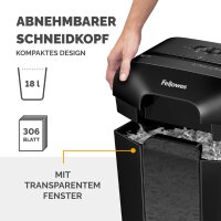 Fellowes Aktenvernichter Powershred LX70, weiss