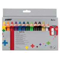 LAMY Crayon de couleur 3-en-1 3plus, étui carton...