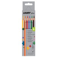LAMY Dreikant-Buntstifte plus, 6er Kartonetui