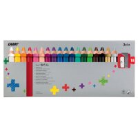 LAMY Crayon de couleur 3-en-1 3plus, étui carton de 6