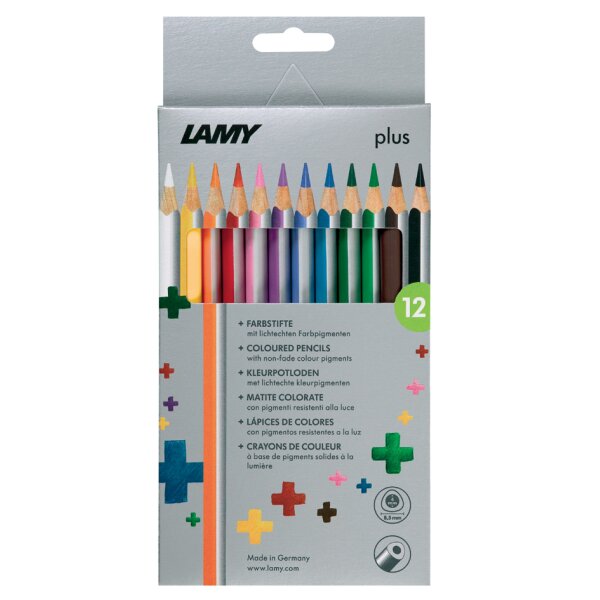 LAMY Dreikant-Buntstifte plus, 12er Kartonetui