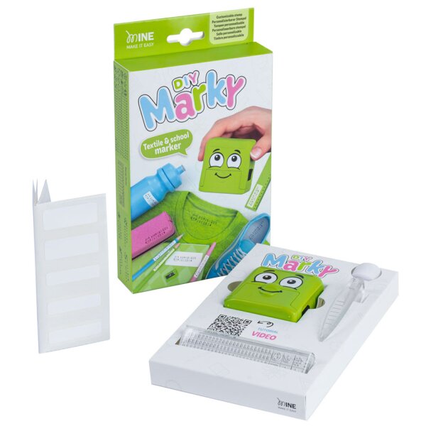 COLOP Set tampon marqueur DIY Marky Printer C20, vert