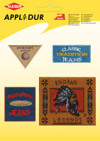 KLEIBER Assortiment dapplications Jeans, 4 motifs