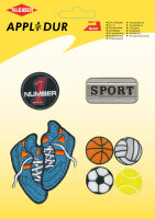 KLEIBER Applikations-Sortiment "Sports", 7 Motive