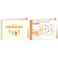 ROTH Partygirlande "Einschulung", mit Glitzereffekt, 3,0 m