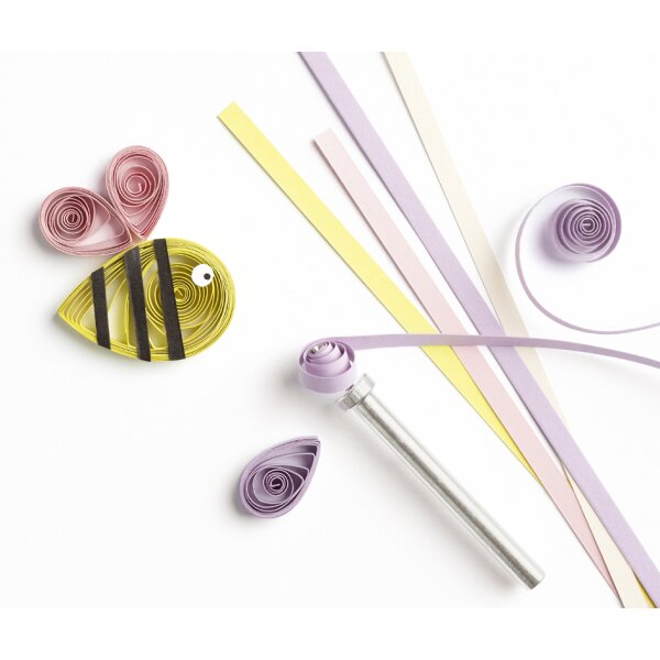 folia Bâtonnet à quilling, court, pointe 8 mm, en aluminium