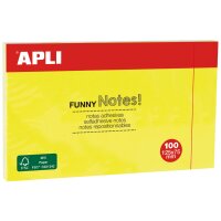 APLI Haftnotizen "FUNNY Notes!", 75 x 75 mm,...