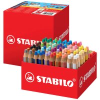 STABILO Crayon multitalent woody 3 en 1, pack...