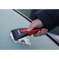 NIGRIN Eiskratzer 2K, Länge: 210 mm, schwarz rot