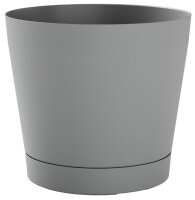 tera Pot de fleurs Orione, diamètre: 290 mm, fog grey