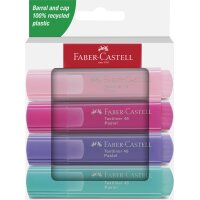 FABER-CASTELL Surligneur TEXTLINER 46 PASTEL, étui...
