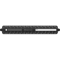 FABER-CASTELL Règle 15cm 172115 Dots, incassable