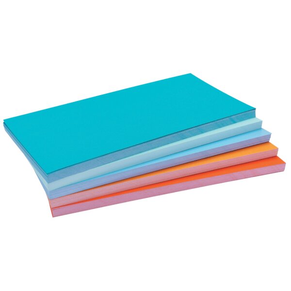 magnetoplan Carte de pr&eacute;sentation Rainbow, 200 x 100 mm