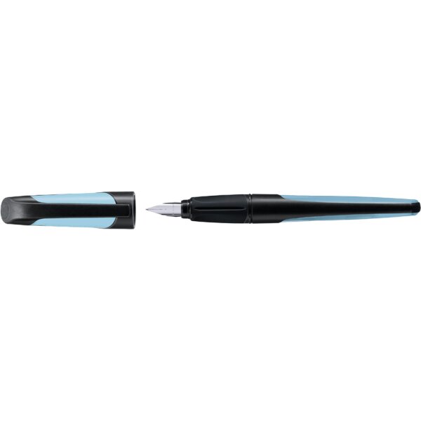 STABILO Stylo plume EASYbuddy M, droitier, noir/noir