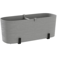 tera Blumenkasten-Set "Paros", inkl. Halter, sand