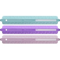 FABER-CASTELL Règle SPARKLE, 150 mm, assorti