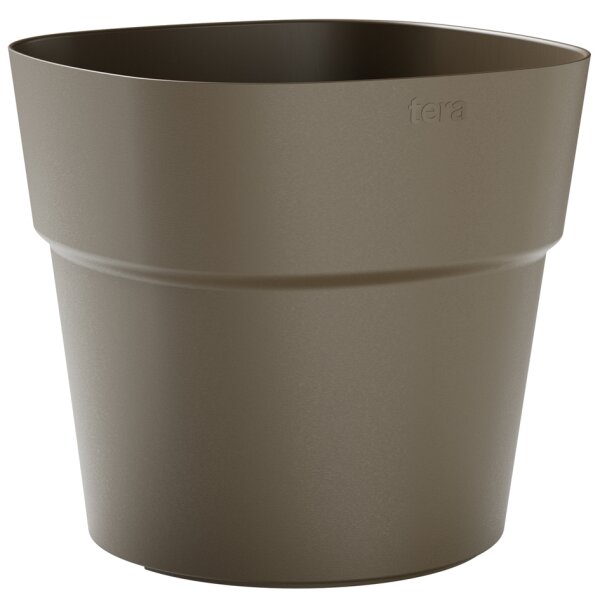 tera Pot de fleurs Andromeda, diamètre: 280 mm, fog grey