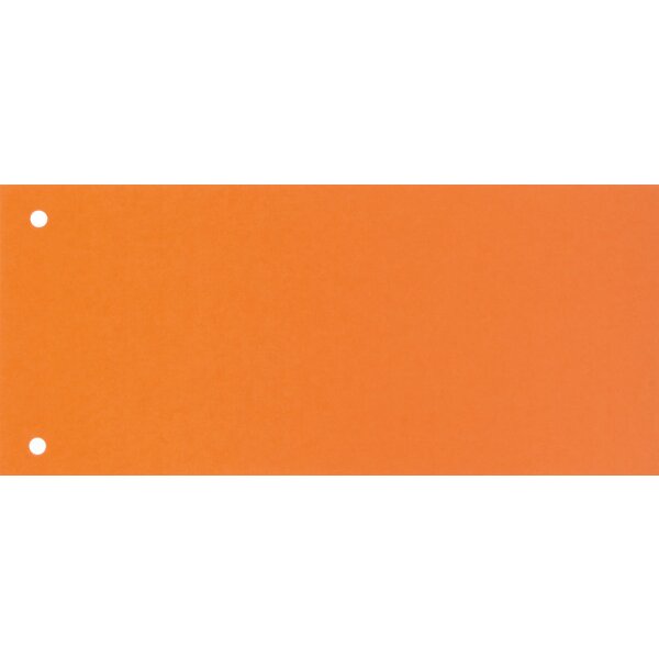 BIELLA Trennstreifen Karton 2 Loch 19919035U orange, 24x10.5cm 100 Stk.