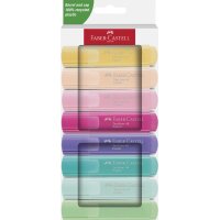 FABER-CASTELL Textmarker TEXTLINER 46 PASTELL, 6er Etui