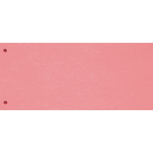 BIELLA Intercalaires carton 2 trous 19919045U rouge, 24x10.5cm 100 pcs.