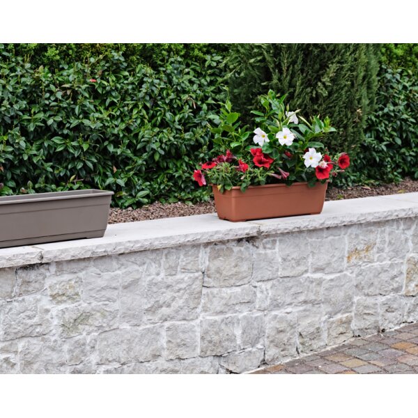 tera Blumenkasten "Birka", Breite: 800 mm, terrakotta