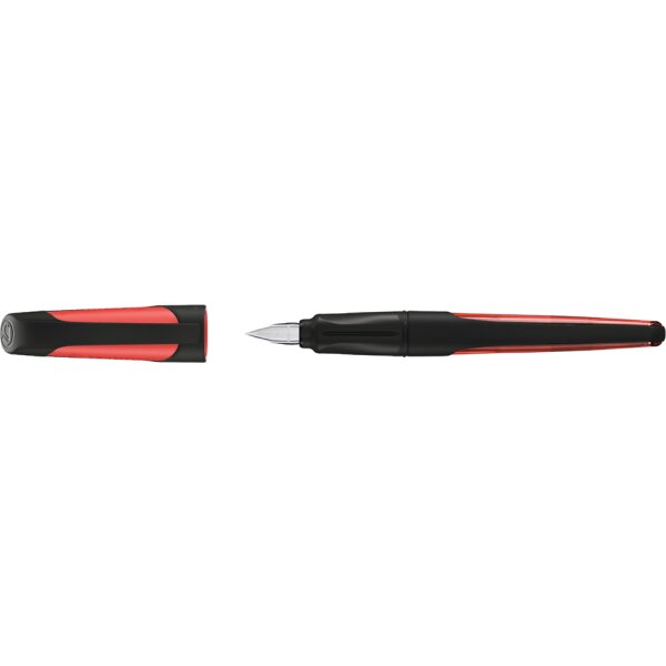 STABILO Stylo plume EASYbuddy L, gaucher, noir/noir